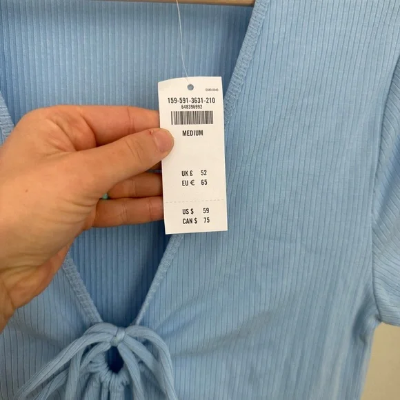 Abercrombie & Fitch Light Blue Dress - Picture 6 of 6